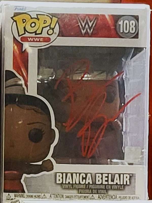 Bianca Belair Autographed Funko Pop